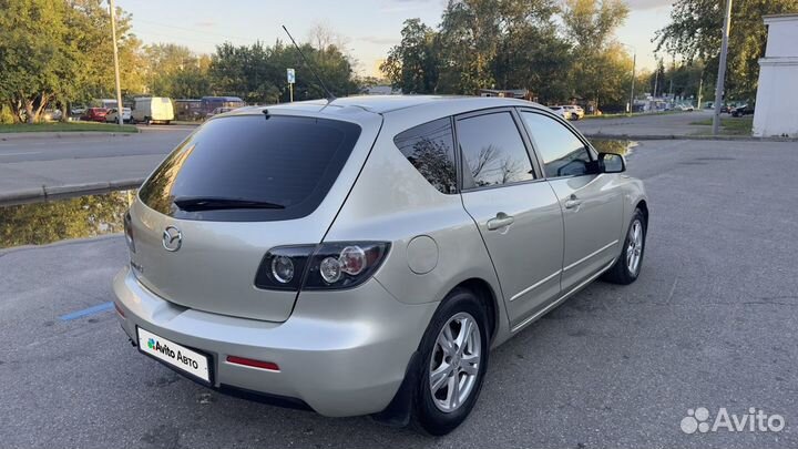 Mazda 3 1.6 МТ, 2007, 197 306 км