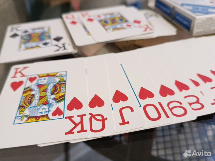 Игральные карты Bicycle Prestige синие (бу)