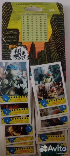 Карточки Topps Turtles(Черепашки-ниндзя)