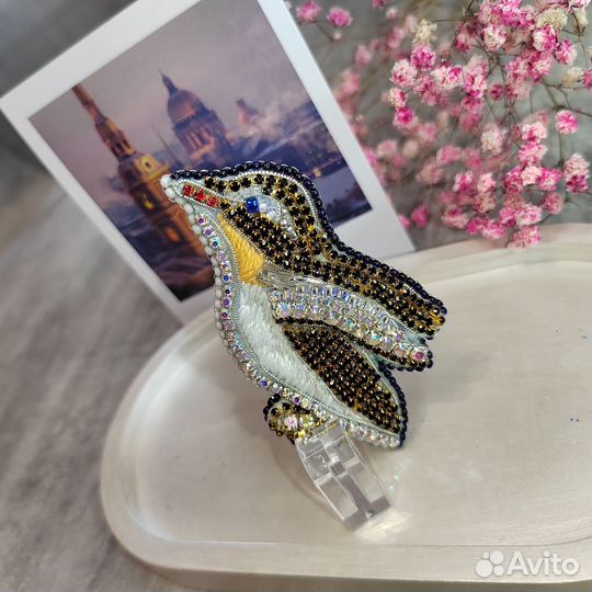 Брошь ручной работы