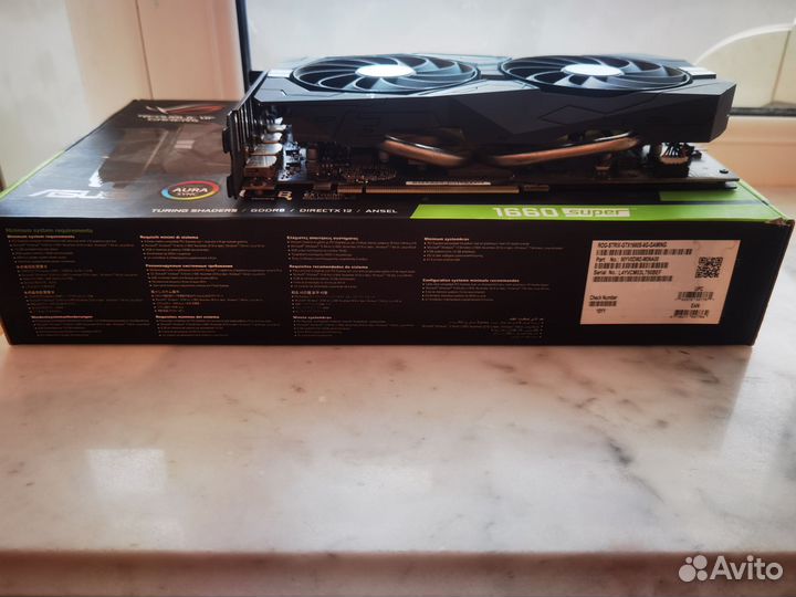 Asus rog strix gtx 1660 super