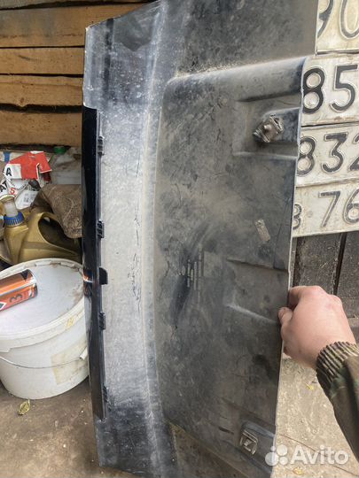 Нкладка переднего бампера land rover