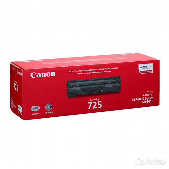 Лазерный картридж Canon 725 Bk (3484B005) Black