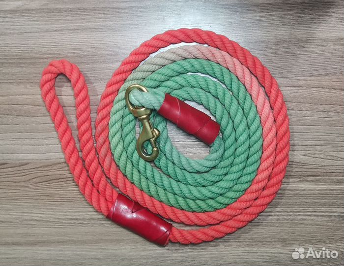 Поводок dogwithlog для крупных собак, канат