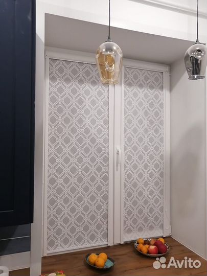 Рулонные шторы Уни-2 (с коробом + направляющими)