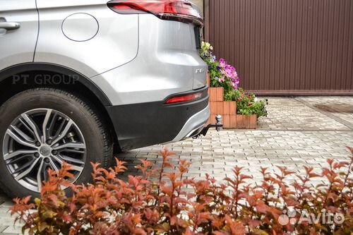 Фаркоп на Geely Atlas Pro 2021- легкосъемный шар