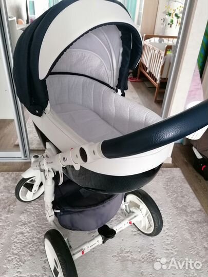 Коляска 3 в 1 Adamex Monte Carbon