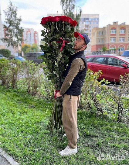 Высокие розы Гигантские розы Доставка цветов