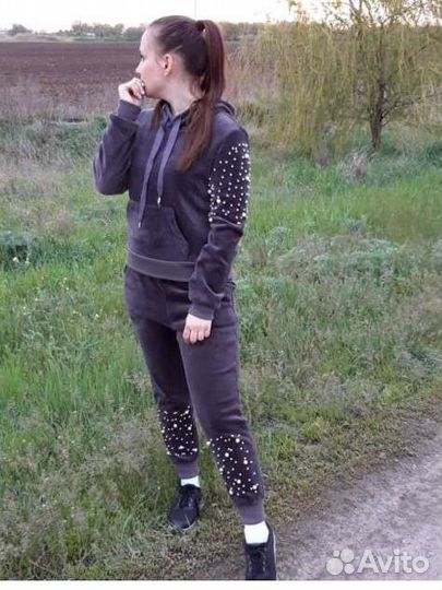 Теплый спортивный костюм женский