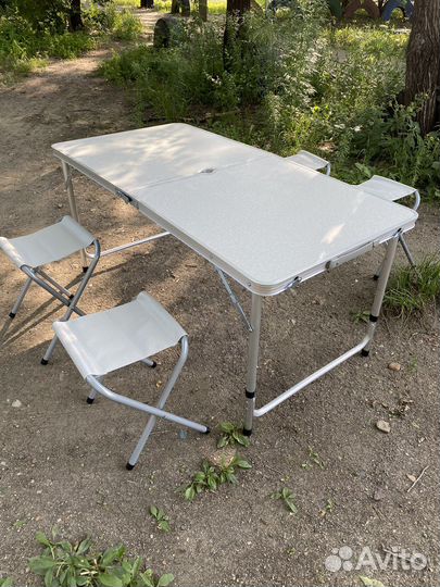 Стол туристический раскладной + 4 стула