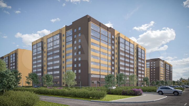 3-к. квартира, 82,7 м², 4/10 эт.