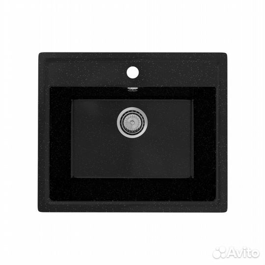 Кухонная мойка Practik PR-M-565-004, черный оникс