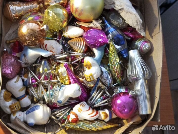Елочные игрушки СССР одним лотом