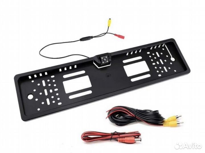 Номерная рамка с камерой заднего вида