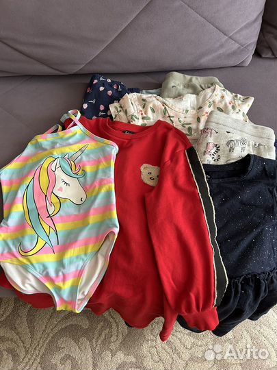 Вещи пакетом на девочку 122