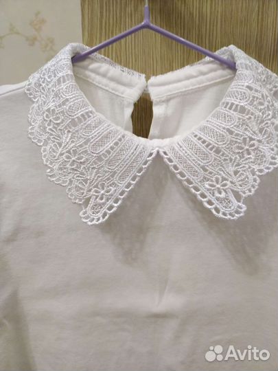 Блузка белая школьная 146