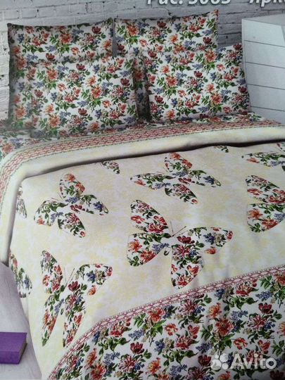 Белье постельное с 2-мя пододеяльниками
