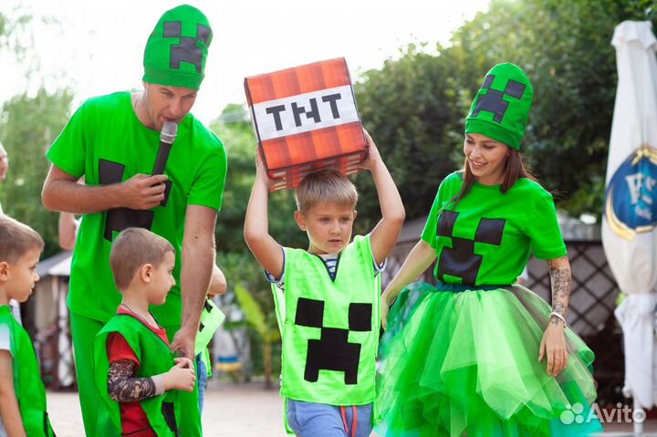 Аниматоры Майнкрафт, Марвел, Ведущие на выпускной