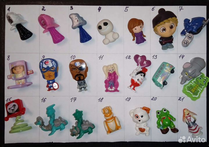 Игрушки из Киндер Сюрприза