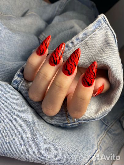 Маникюр, гель лак, укрепление