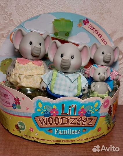 Li'l Woodzeez Семья слоников