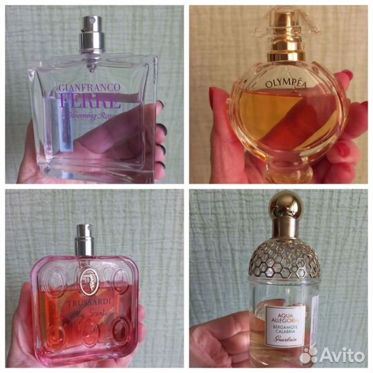 Туалетная вода женская, б/у