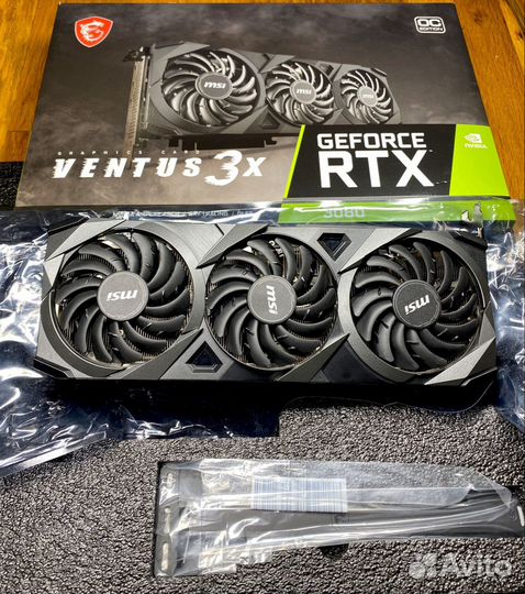 MSI RTX 3080 ventus 3X plus 10GB OC (LHR)