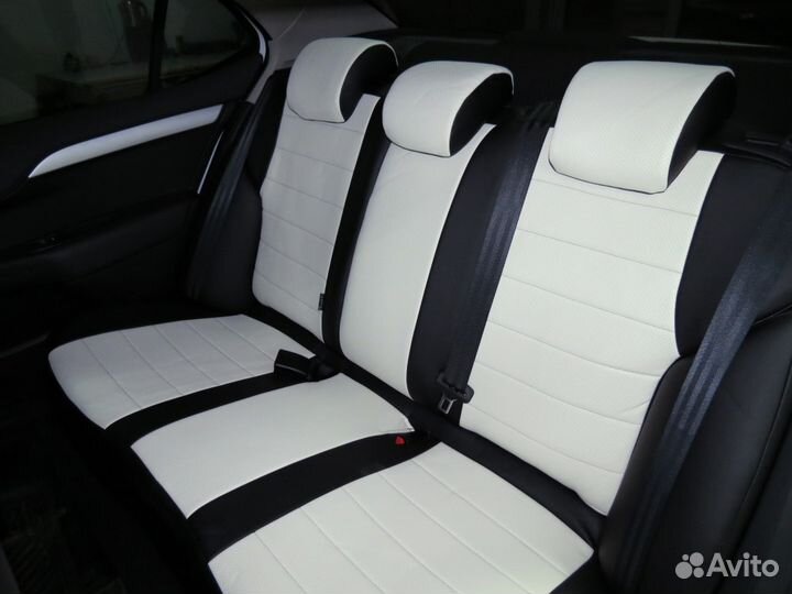 Чехлы из экокожи на Citroen C 4 c 2013 г. в