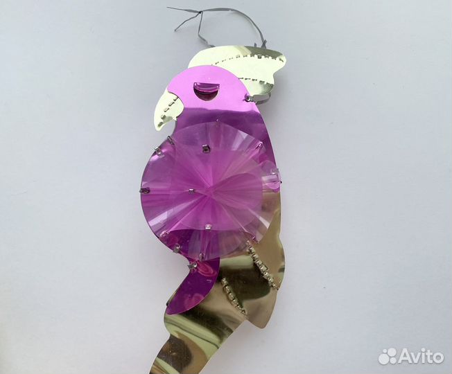 Елочные игрушки 1989 СССР попугаи