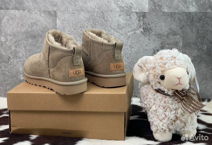 Угги Ugg Classic Ultra Mini Khaki