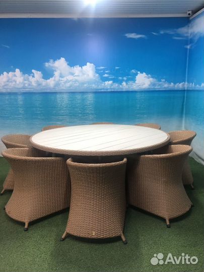 Комплект мебели из искусственного ротанга