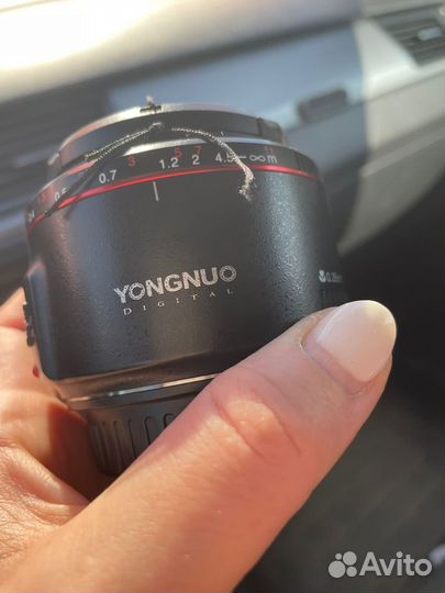 Объектив canon 50mm 1.8