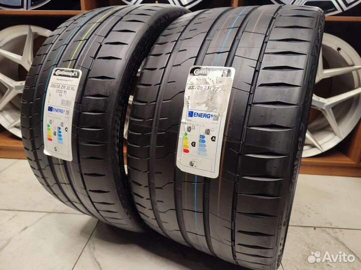 Continental ContiSportContact 7 295/30 R22 и 335/25 R22 103Y