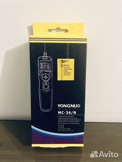 Проводной пульт yongnuo MC-36 / N1