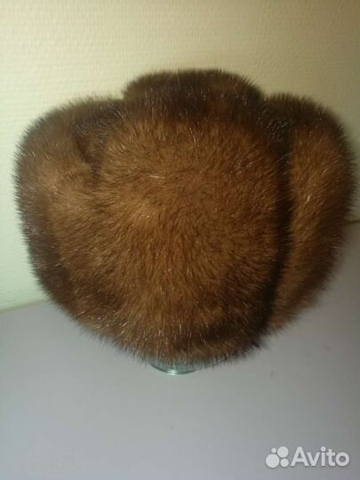 Норковая шапка мужская новая