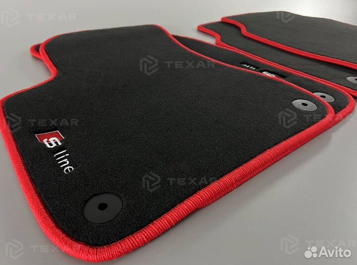 Коврики для Audi A8 III Long (D4) ворсовые