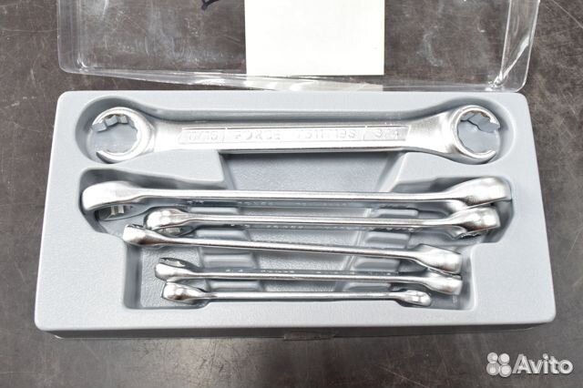 Набор разрезных дюймовых ключей 5/16х3/8-11/16х3/4