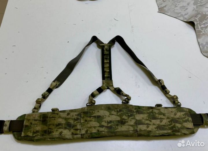 Боевой пояс с баллистическим пакетом и лямками Бр1