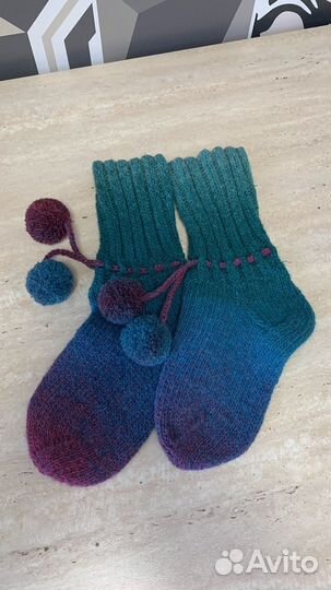 Носки шерстяные 23-25 см домашние