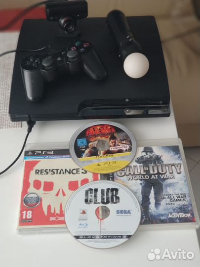 Sony playstation 3, джойстик, камера,игры