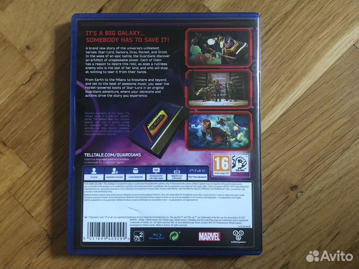 Guardians of the galaxy the telltale series ps4