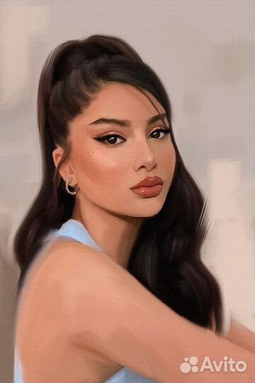 Портрет в стиле масляной живописи