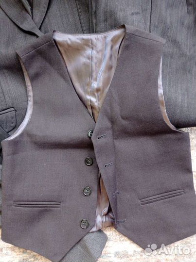 Костюм школьный, пиджаки, жилет, брюки