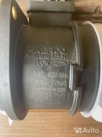 Датчик расхода воздуха Хенда Гранд Старекс