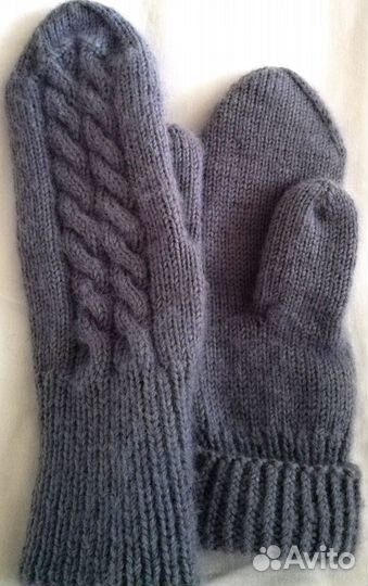 Варежки зимние женские