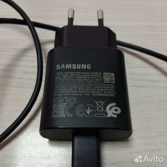 Зарядное устройство samsung type c