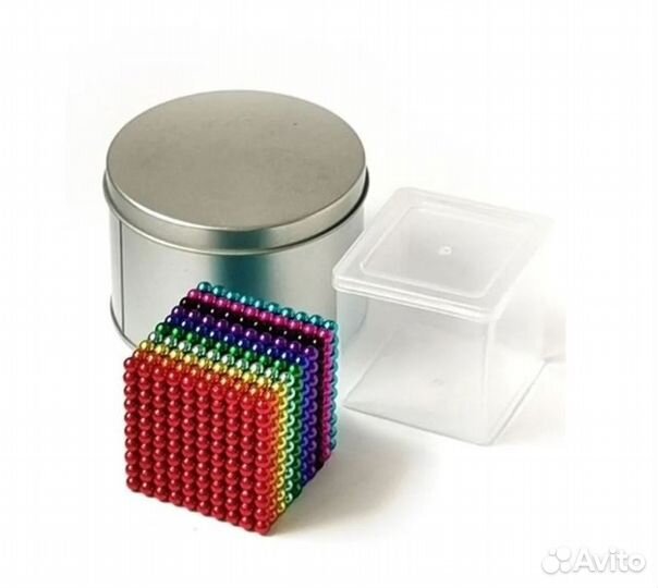 Головоломка Неокуб радужный 6*6 (шарики 5мм)