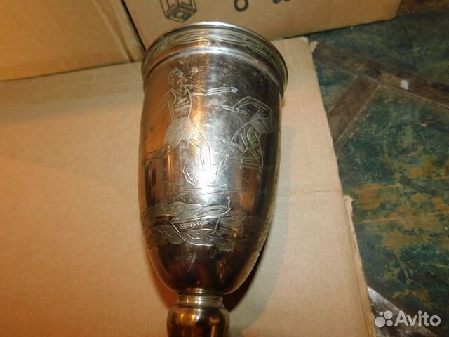 Антикварный спортивный кубок СССР эстафетный бег в