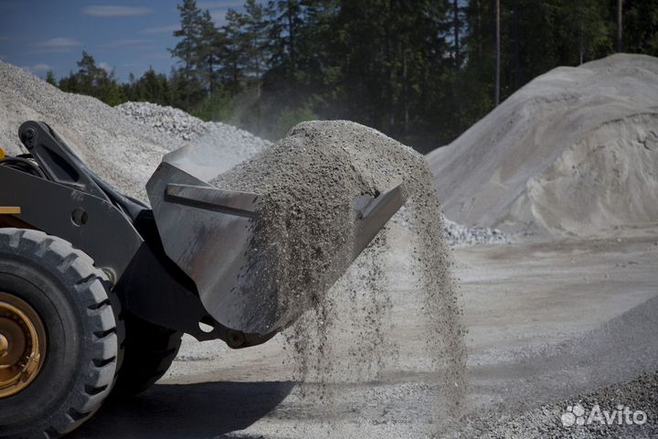 Отсев гранитный 0-5. Доставка камаз (1155)