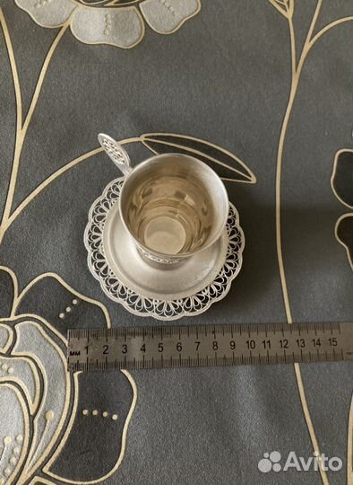 Чашка с блюдцем